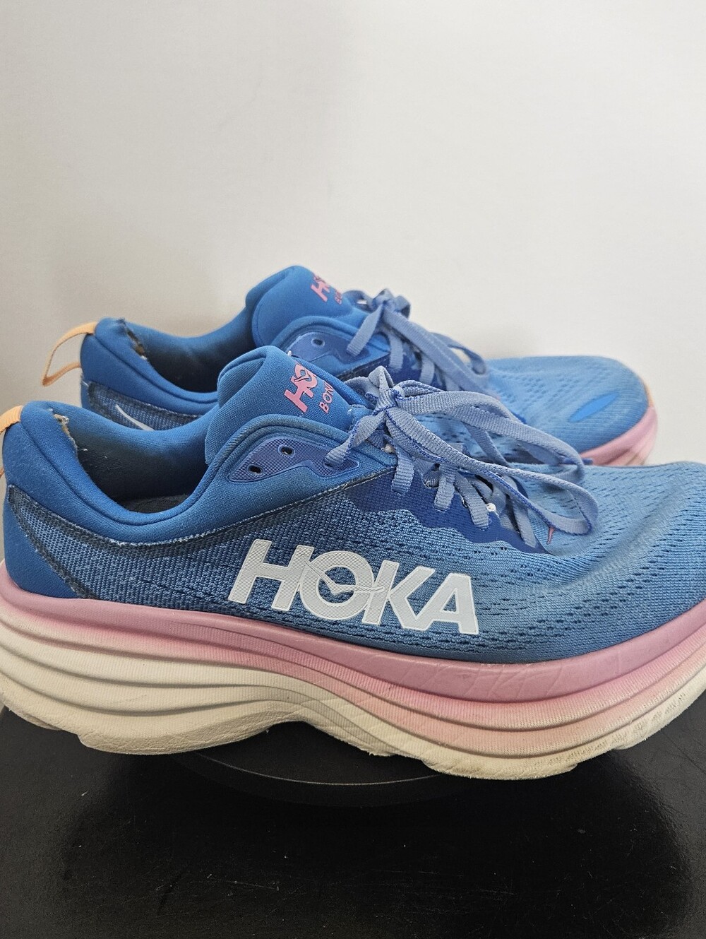 Hoka Bondi 8 Women's Running Shoes Coastal Sky/All Aboard Size 9 Sneaker - Picture 3 of 8